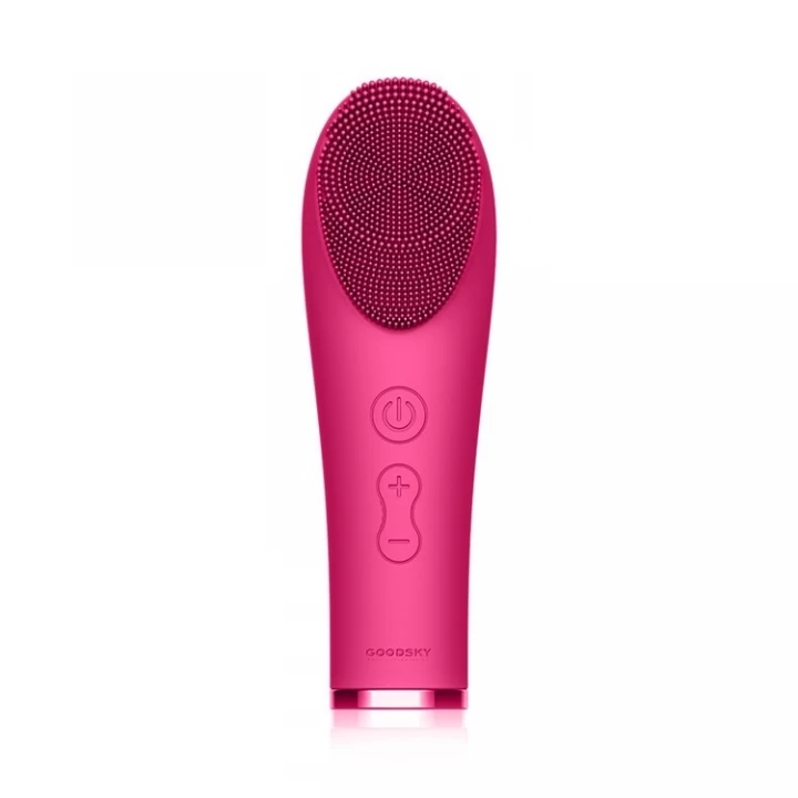 Oromed Oro-face_brush_rose Garsinis Veido šepetėlis