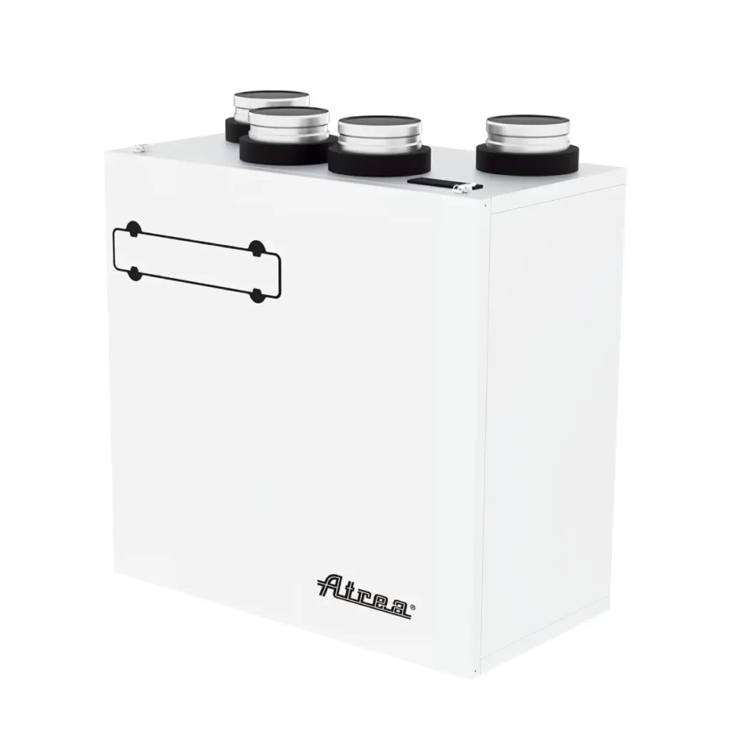 Ortakinis Plokštelinis Rekuperatorius Atrea DUPLEX 560 PRO-V, vertikalus