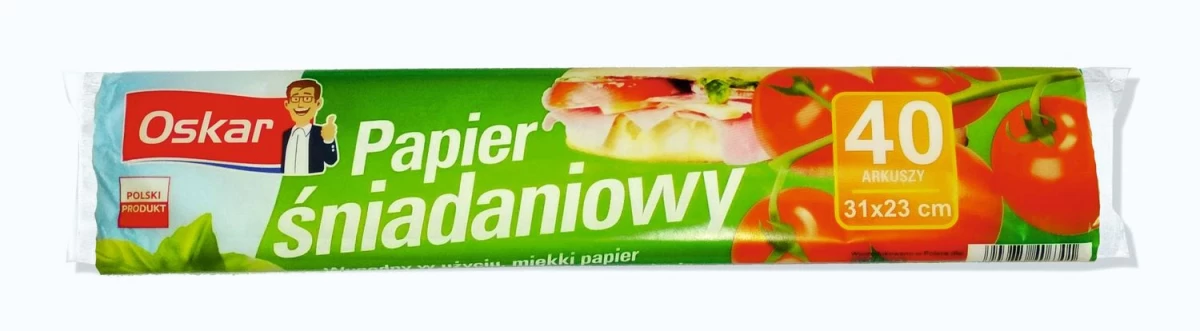 Oscar, Pusryčių Popierius, 40 Lapų.