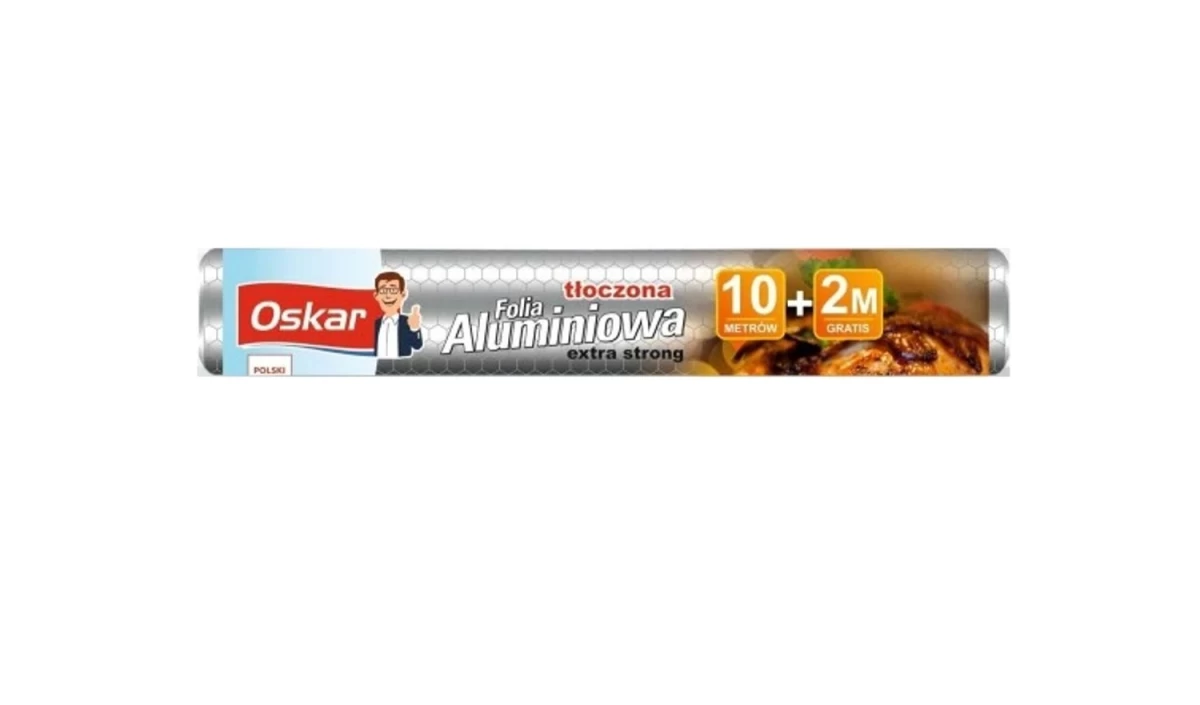 Oskar, Reljefinė Aliuminio Folija 10 M.