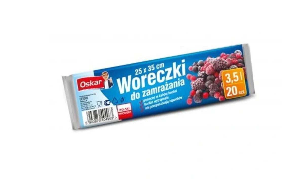 oskar, šaldymo Maišeliai 3,5 L, 20 Vnt.