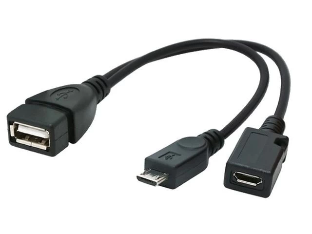OTG Cable USB Micro AF-  BM+(F) USB 2.0 OTG 15CM
