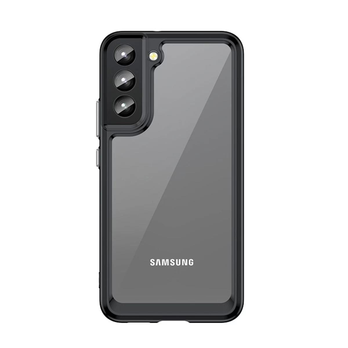 outer Space Case Dėklas samsung Galaxy S23+ Su Lanksčiu Rėmeliu, Juodas