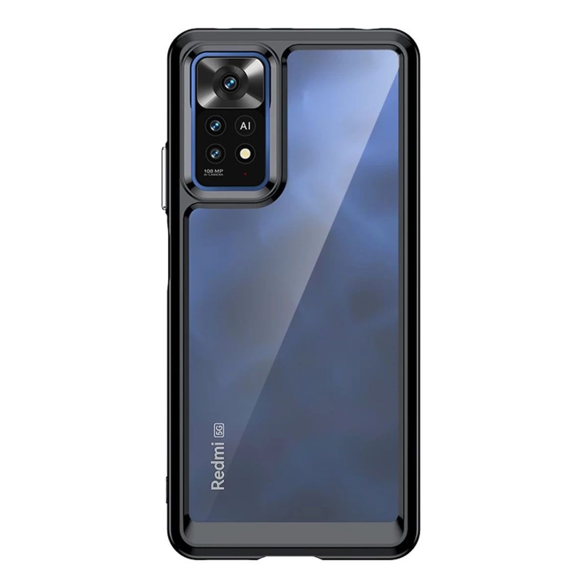 Outer Space Case Xiaomi Poco X5 5g / Redmi Note 12 5g Elastinis Rėmelis Juodas Dangtelis