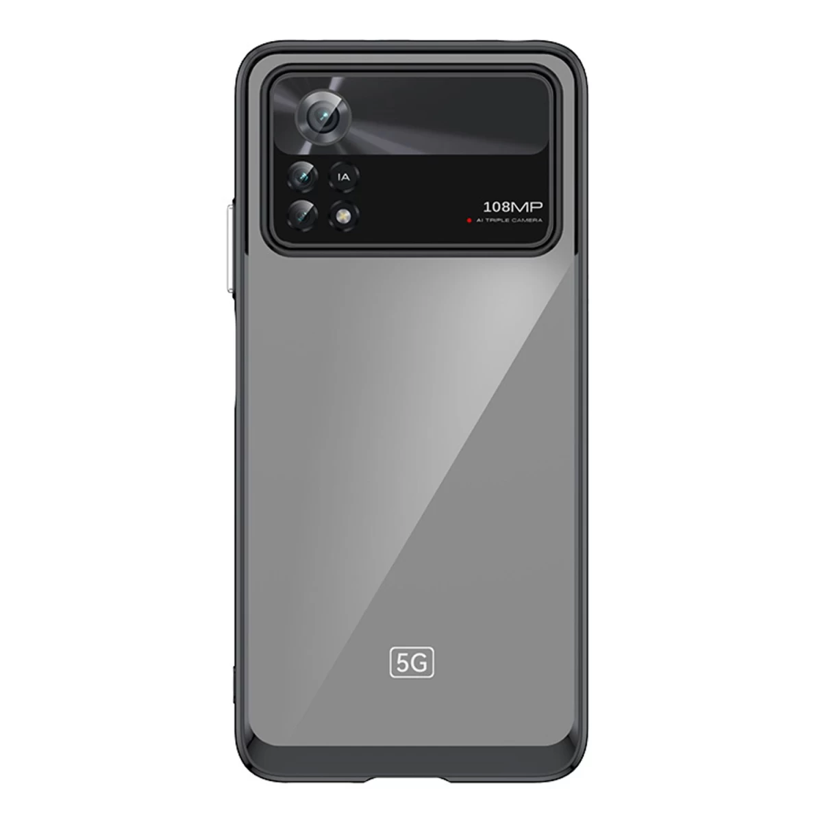 outer Space Dėklas Xiaomi Poco X4 Pro 5g Dėklas Su Lanksčiu Rėmeliu, Juodas