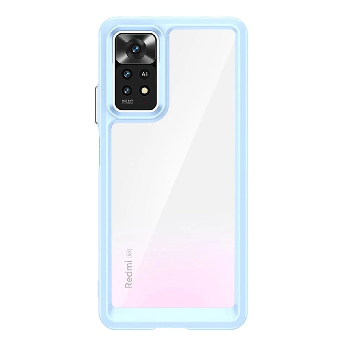 outer Space Dėklas Xiaomi Poco X5 5g / Redmi Note 12 5g Dėklas Su Lanksčiu Rėmeliu, Mėlynos Spalvos