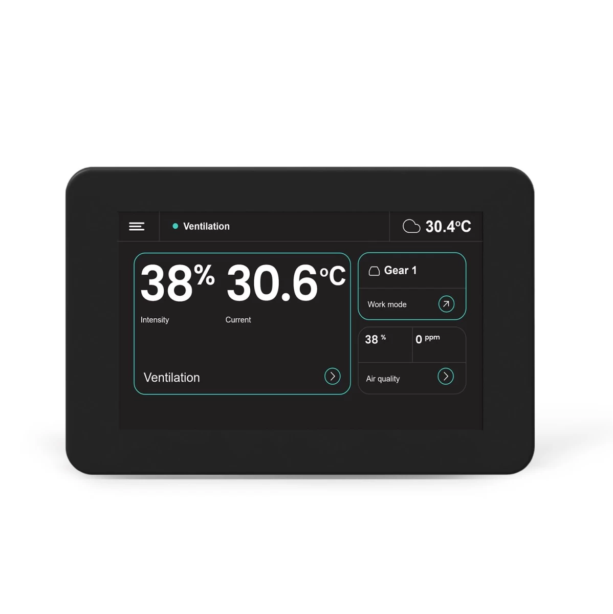 OXYGEN LCD SimpleTouch pultas su WiFi ir Bluetooth juodas