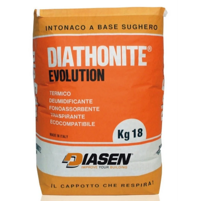 Kamštinis termoizoliacinis tinkas Diathonite Evolution, 18kg
