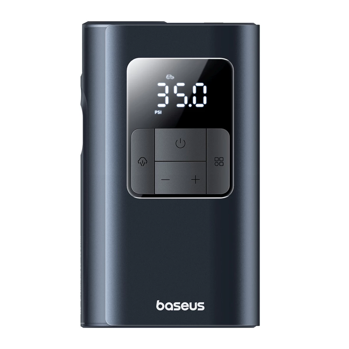 Padangų Kompresorius 2in1 Su žibintuvėliu Ir Powerbank 6000mah 75w - Juodas
