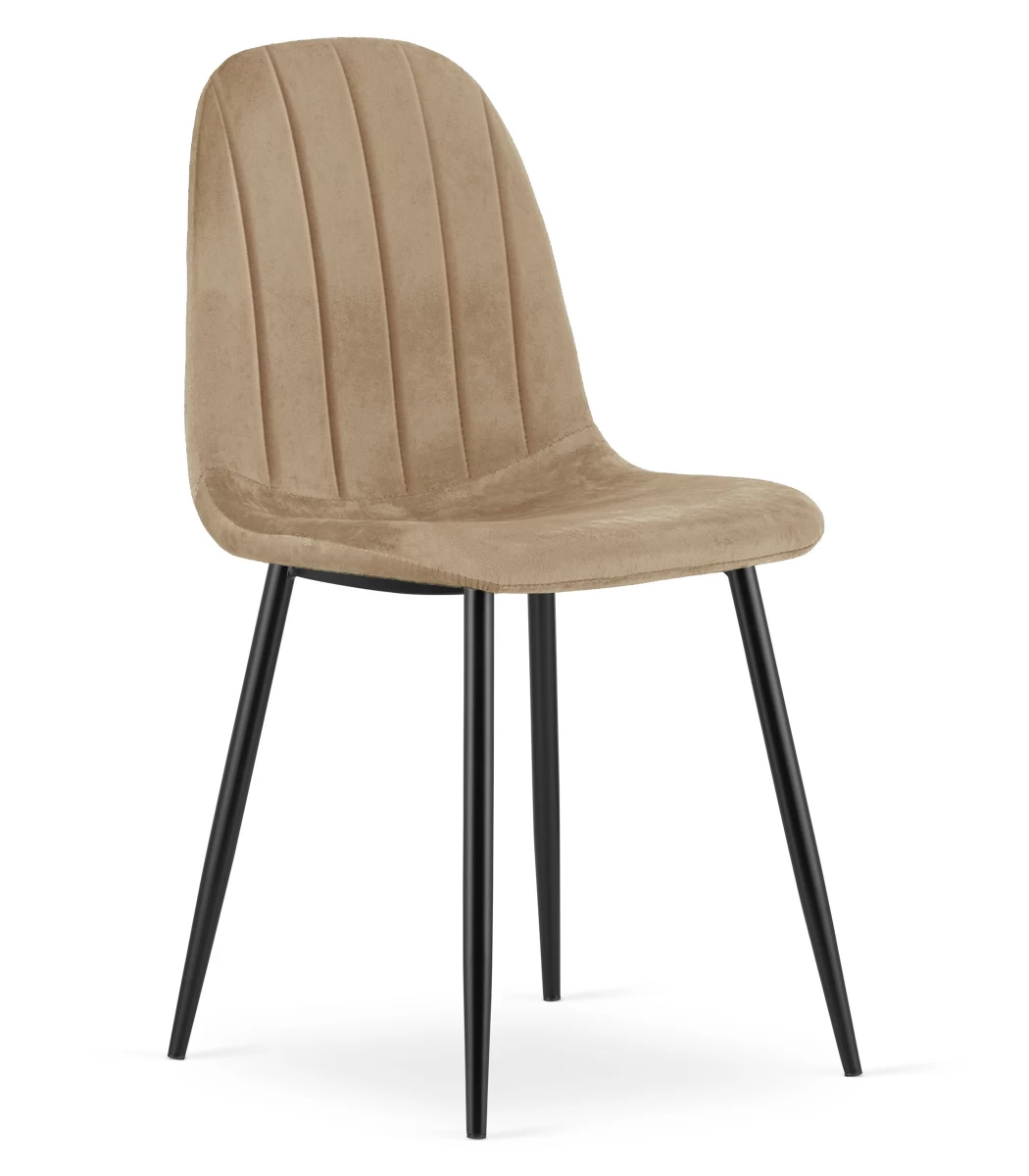 Padva Kėdė - Rudas Aksomas / Juodos Kojos X 1