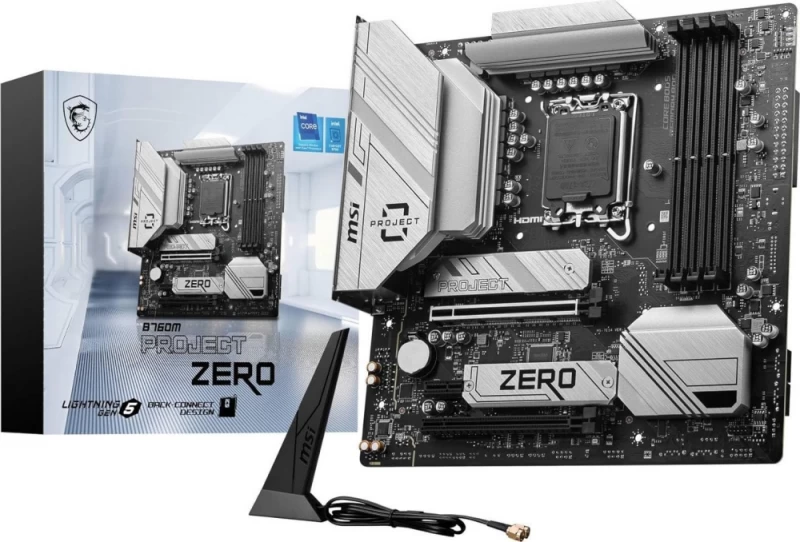 Pagrindinė Plokštė Msi B760m Project Zero (socket 1700 / Micro Atx)