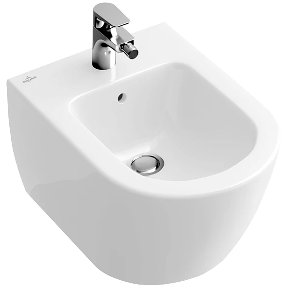 Pakabinama bidė Villeroy &amp; Boch Subway 2.0, baltas 54000001