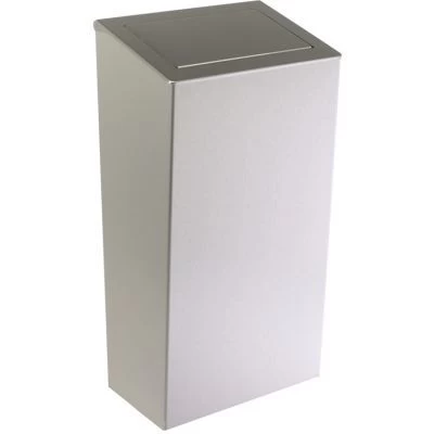 Pakabinama šiukšlių dėžė su dangčiu 30 l, šlifuotas nerūdijantis plienas, 77x 54x78, SWB30S
