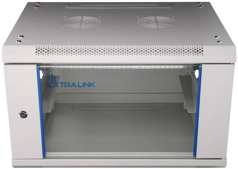 Pakabinama Spinta 6u 600x450 Pilkos Spalvos Stiklinėmis Durelėmis