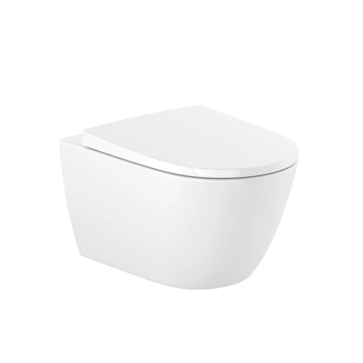 Pakabinamas klozetas Roca Ona Rimless, baltas A346687000