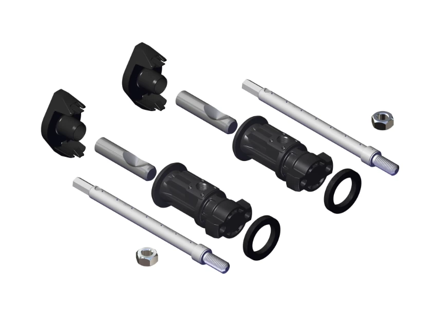 Pakabinamų Laufen unitazų ir bidė tvirtinimo komplektas, EasyFit 2.0, 205 mm
