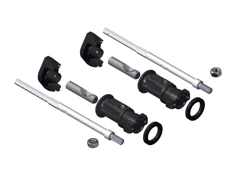 Pakabinamų Laufen unitazų ir bidė tvirtinimo komplektas, EasyFit 2.0, 250 mm