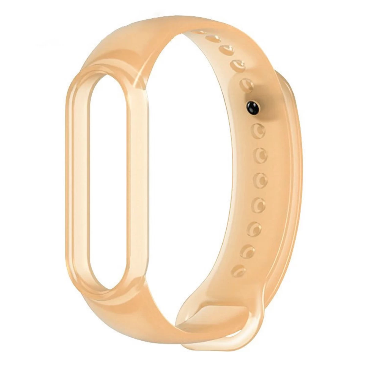 Pakaitinis Silikoninis Dirželis Xiaomi Mi Band 5/6 Aukso Spalvos