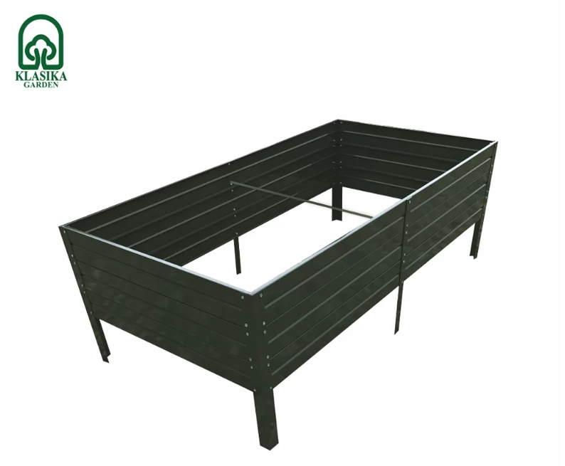 Pakelta lysvė KLASIKA GARDEN, Chaki spalvos 150x75 cm , 30 cm aukštis