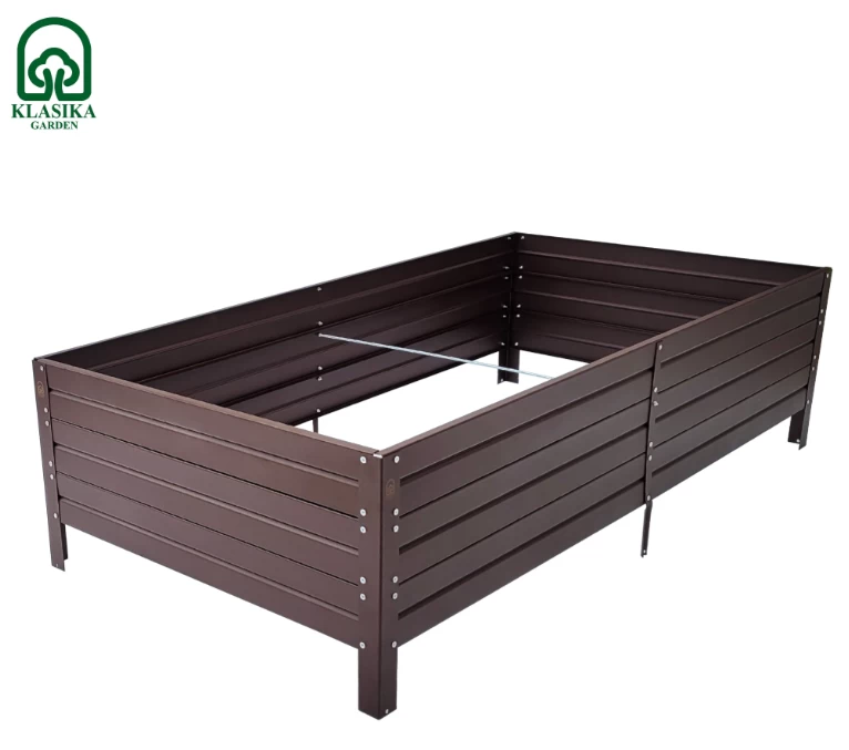 Pakelta lysvė Klasika Garden, ruda RAL8017, 50x150x30 cm