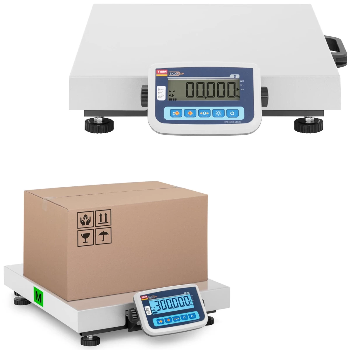 Paketinės Svarstyklės 300 Kg / 100 G Lcd M Legalizacija Paketinės Svarstyklės 300 Kg / 100 G Lcd M Legalizacija