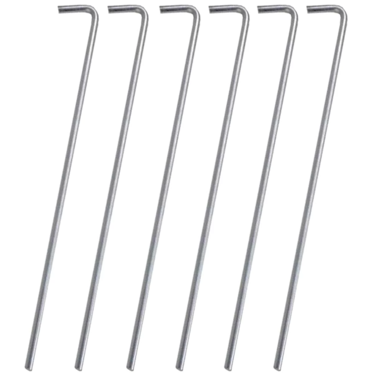 Palapinės Smeigtukai 23 Cm Kpl. 6 Vnt. Metalinių Stovyklos Aktyvių