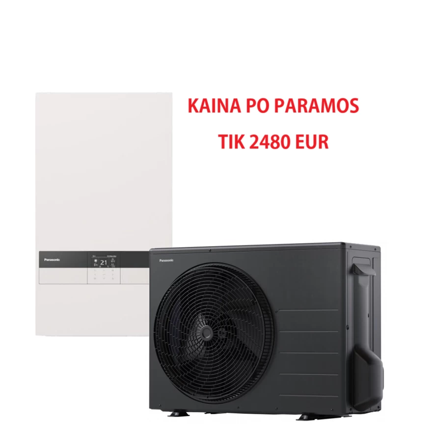 Panasonic Aquarea Bi-Bloc K kartos šilumos siurblys WH-SDC0309K6E5 / WH-UDZ03KE5 Panasonic Aquarea Bi-Bloc K kartos šilumos siurblys WH-SDC0309K6E5 / WH-UDZ03KE5