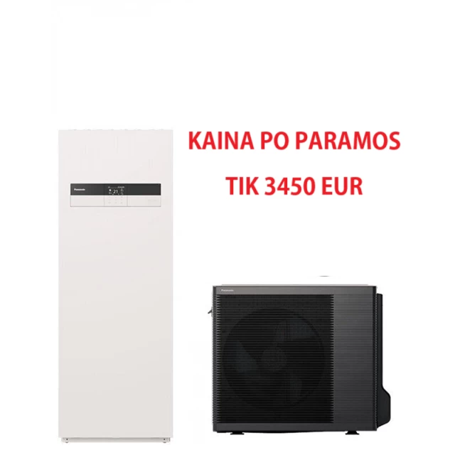 Panasonic Aquarea Viskas viename K kartos šilumos siurblys WH-ADC0309K6E5 / WH-UDZ05KE5 Panasonic Aquarea Viskas viename K kartos šilumos siurblys WH-ADC0309K6E5 / WH-UDZ05KE5