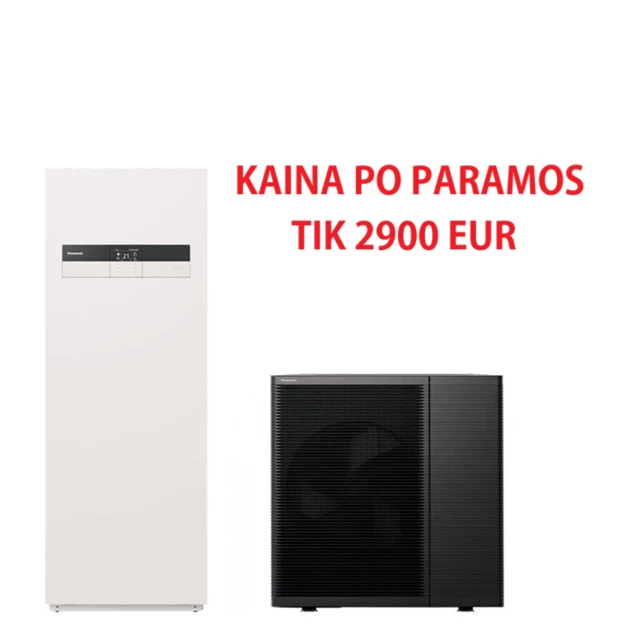 Panasonic Aquarea Viskas viename L kartos šilumos siurblys WH-ADC0509L6E5 / WH-WDG07LE5 Panasonic Aquarea Viskas viename L kartos šilumos siurblys WH-ADC0509L6E5 / WH-WDG07LE5