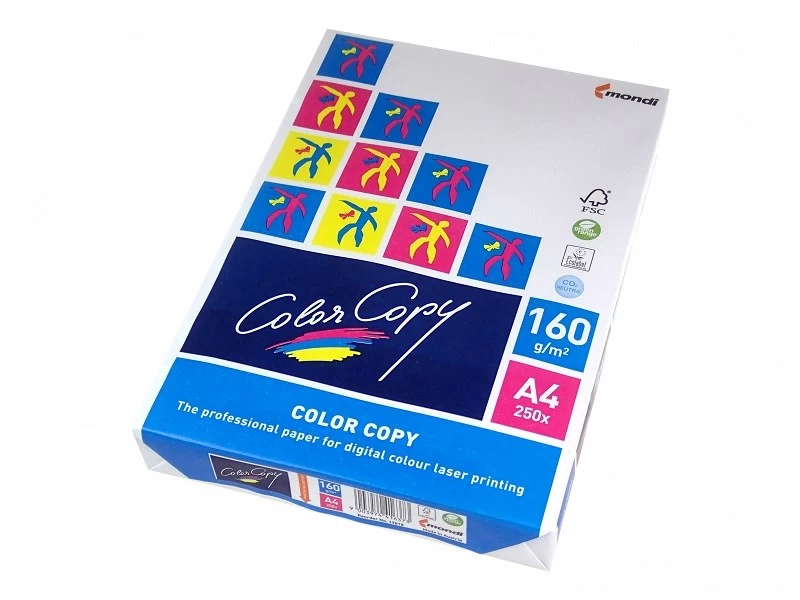 Paper Xero Igepa Laser Color Copy 8687A16 (A4; 160g/m2; 250 pcs; Satin)