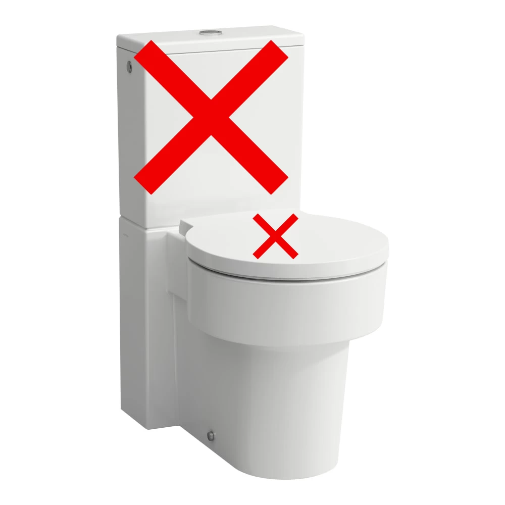 Pastatomas unitazas Laufen VAL rimless, baltas H8242810002311