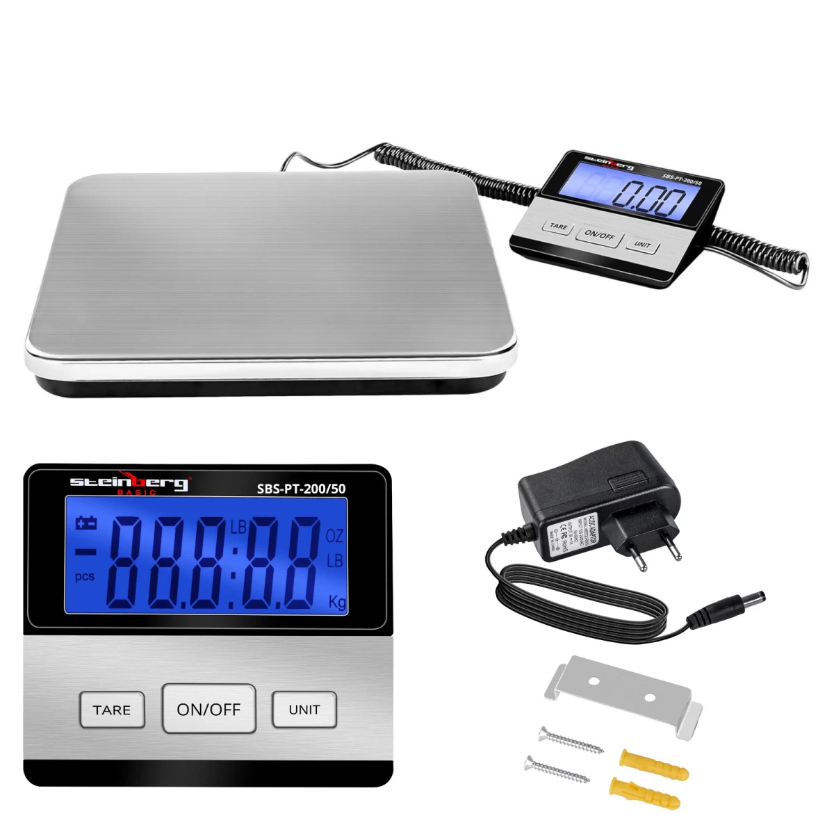 Pašto Platforminės Svarstyklės Siuntoms Sbs-pt-200/50 Iki 200 Kg / 50 G Pašto Platforminės Svarstyklės Siuntoms Sbs-pt-200/50 Iki 200 Kg / 50 G