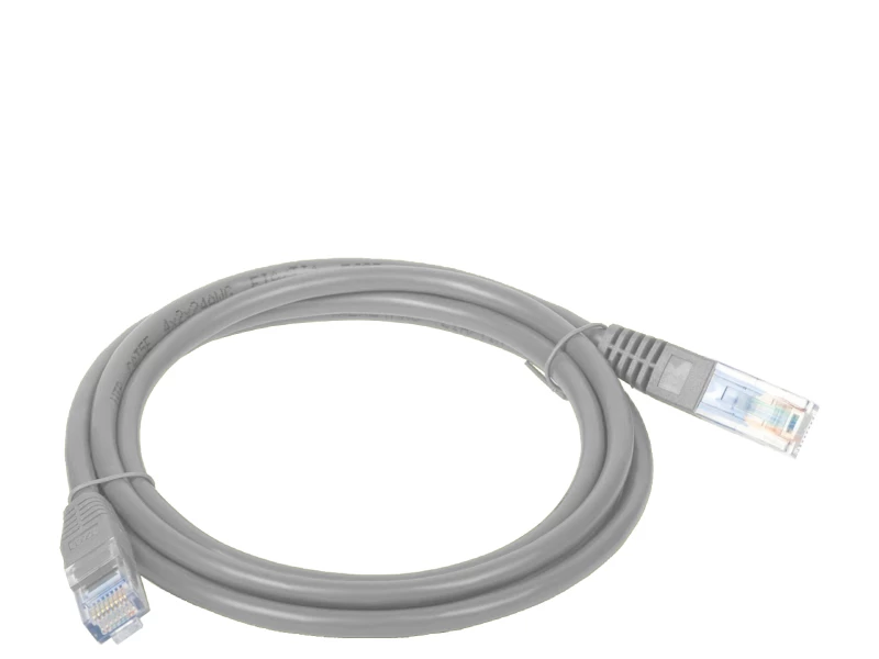 Patchcord UTP A-LAN KKU5SZA2 (RJ45 - RJ45 ; 2m; U/UTP; 5e; gray color)