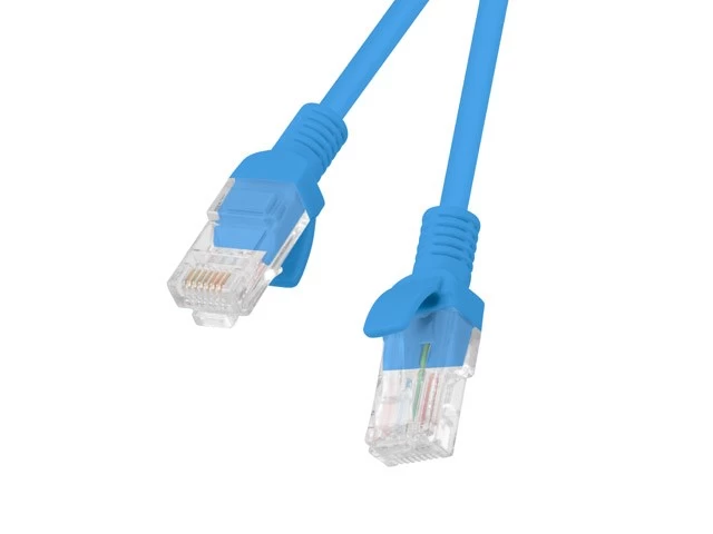 Patchcord UTP Lanberg PCU5-10CC-0300-B (RJ45 - RJ45 ; 3m; U/UTP; 5e; blue color)