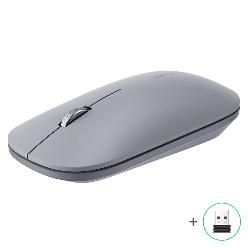 Patogi Belaidė Usb Kompiuterio Pelė Pilkos Spalvos