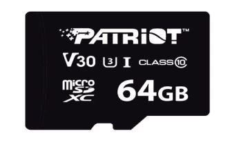 Patriot Atminties Kortelė 64 Gb micro Sd Kortelė
