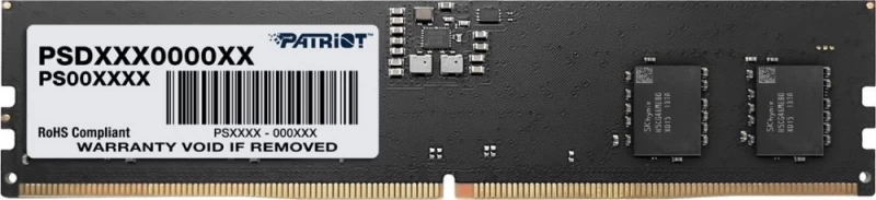 Patriot Atmintis (dimm/ddr5/16 Gb/4800mhz/1.1v/40cl/single)