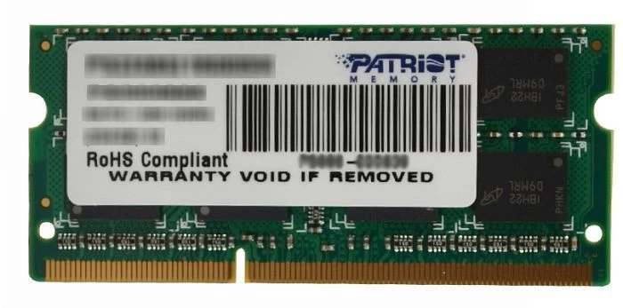 Patriot Atmintis (sodimm/ddr3/4 Gb/1600 Mhz/1,5 V/11cl/single)