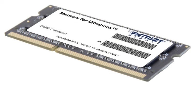 Patriot Atmintis (sodimm/ddr3/8 Gb/1600mhz/1.35v/11 Clcl/single)