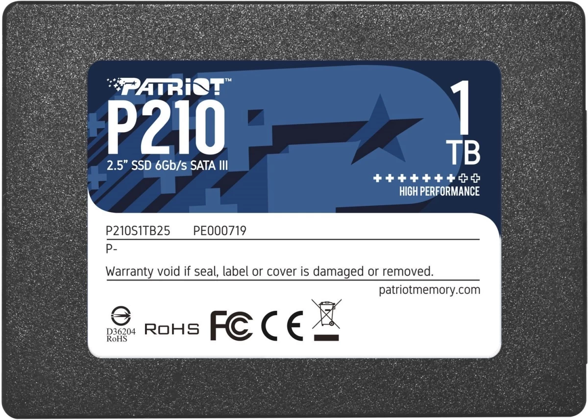 Patriot Memory P210 2.5 1000 GB Serial ATA III