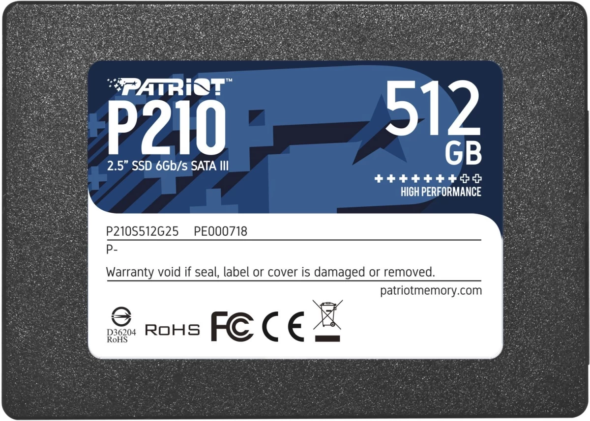 Patriot Memory P210 2.5 512 GB Serial ATA III