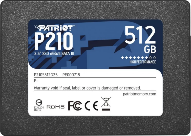 Patriot P210 512gb Ssd (2.5″ /512gb )