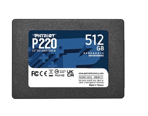 Patriot P220s512g25 Ssd (2.5″ /512gb )