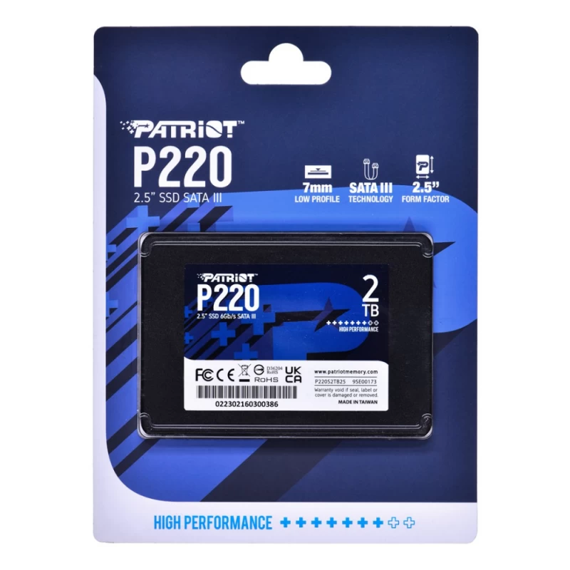 Patriot Ssd P220s2tb25 (2,5″ /2tb )