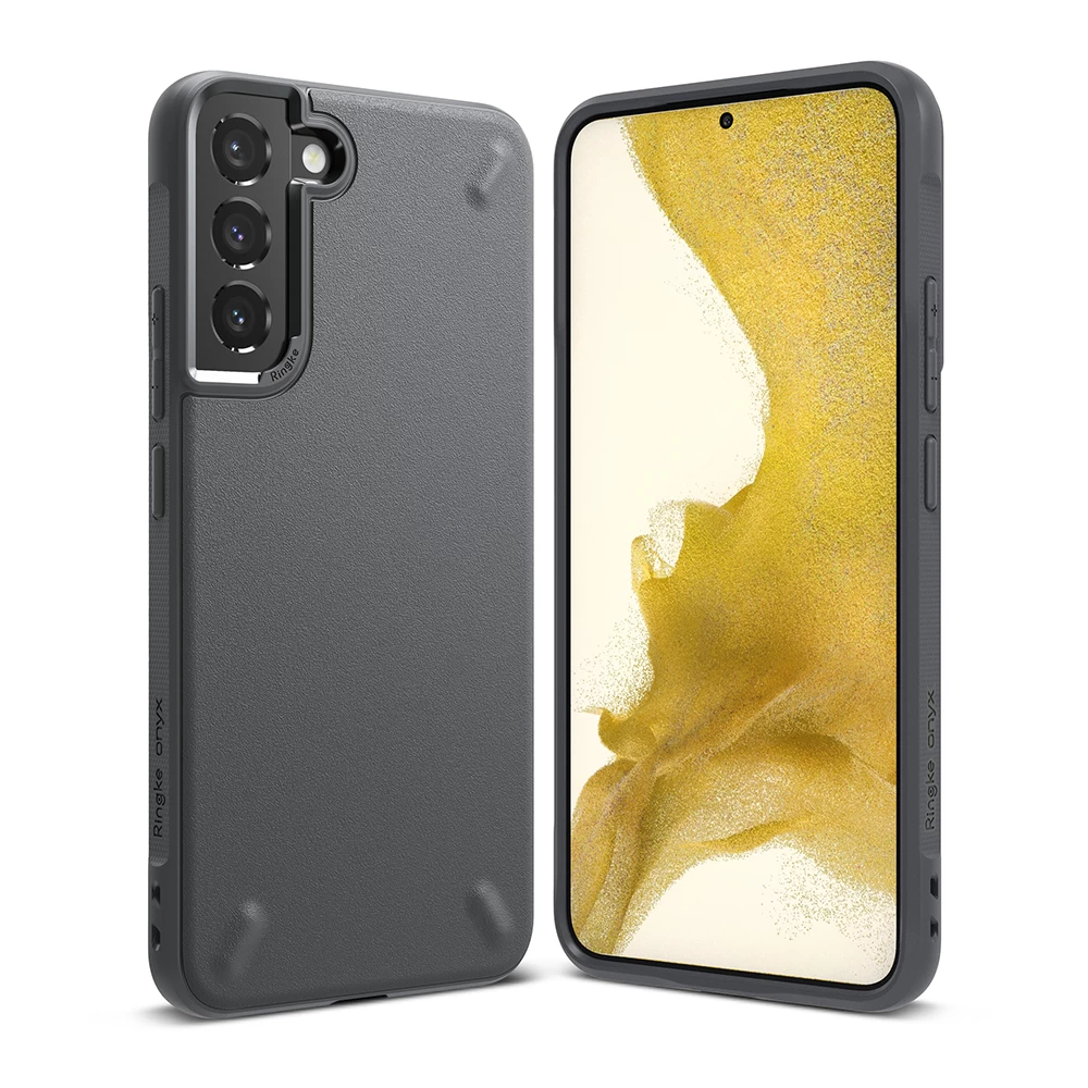 Patvarus Lankstus Dėklas Galaxy S22+ Onyx Grey