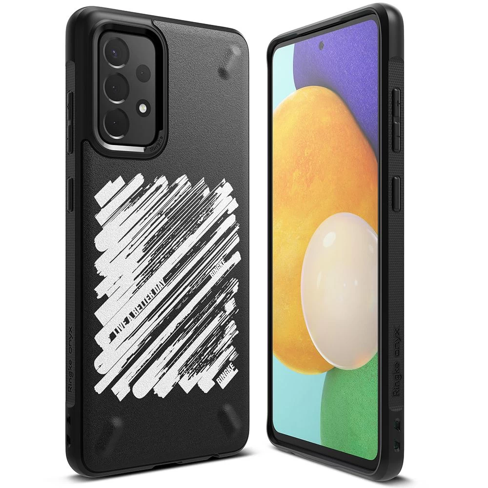 Patvarus Sustiprintas Dėklas, Skirtas Galaxy A72 4g Onyx Paint Black