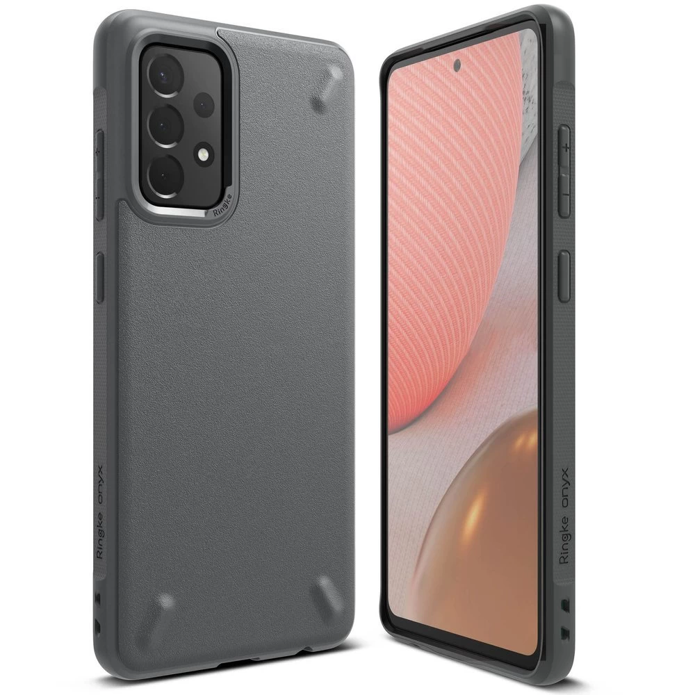 Patvarus Sustiprintas Galaxy A72 4g Onyx Pilkos Spalvos Dėklas