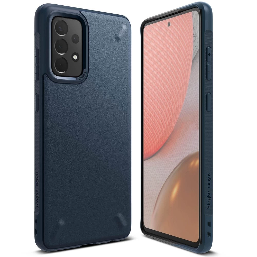 Patvarus Sustiprintas Galaxy A72 Onyx Tamsiai Mėlynos Spalvos Dėklas