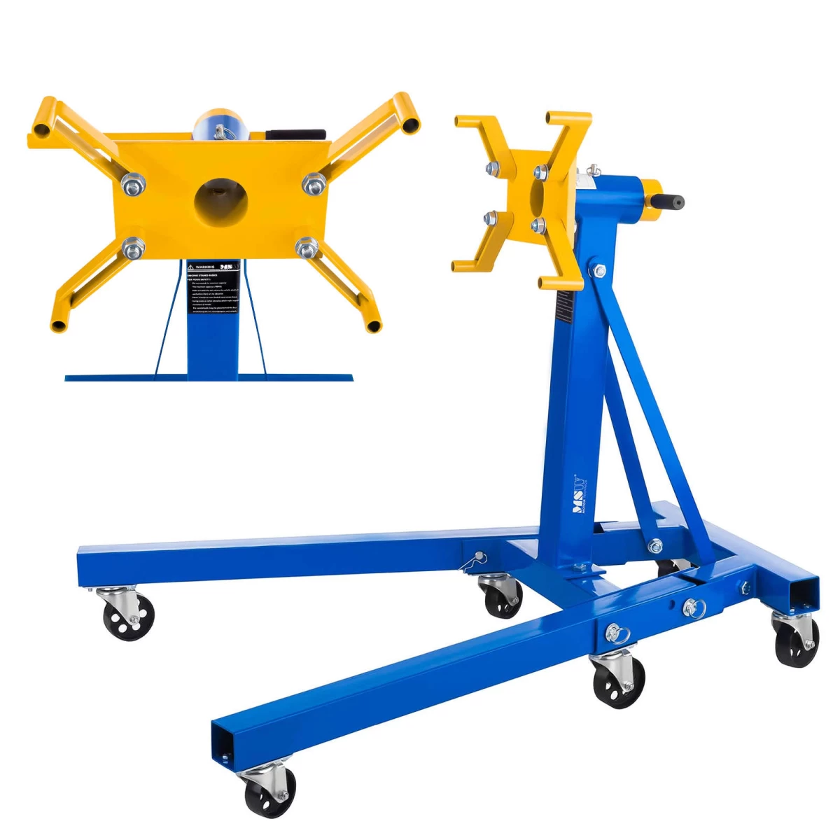 Pavarų Dėžės Variklio Stovas Rotacinis Sulankstomas 900 Kg Msw Ms-900