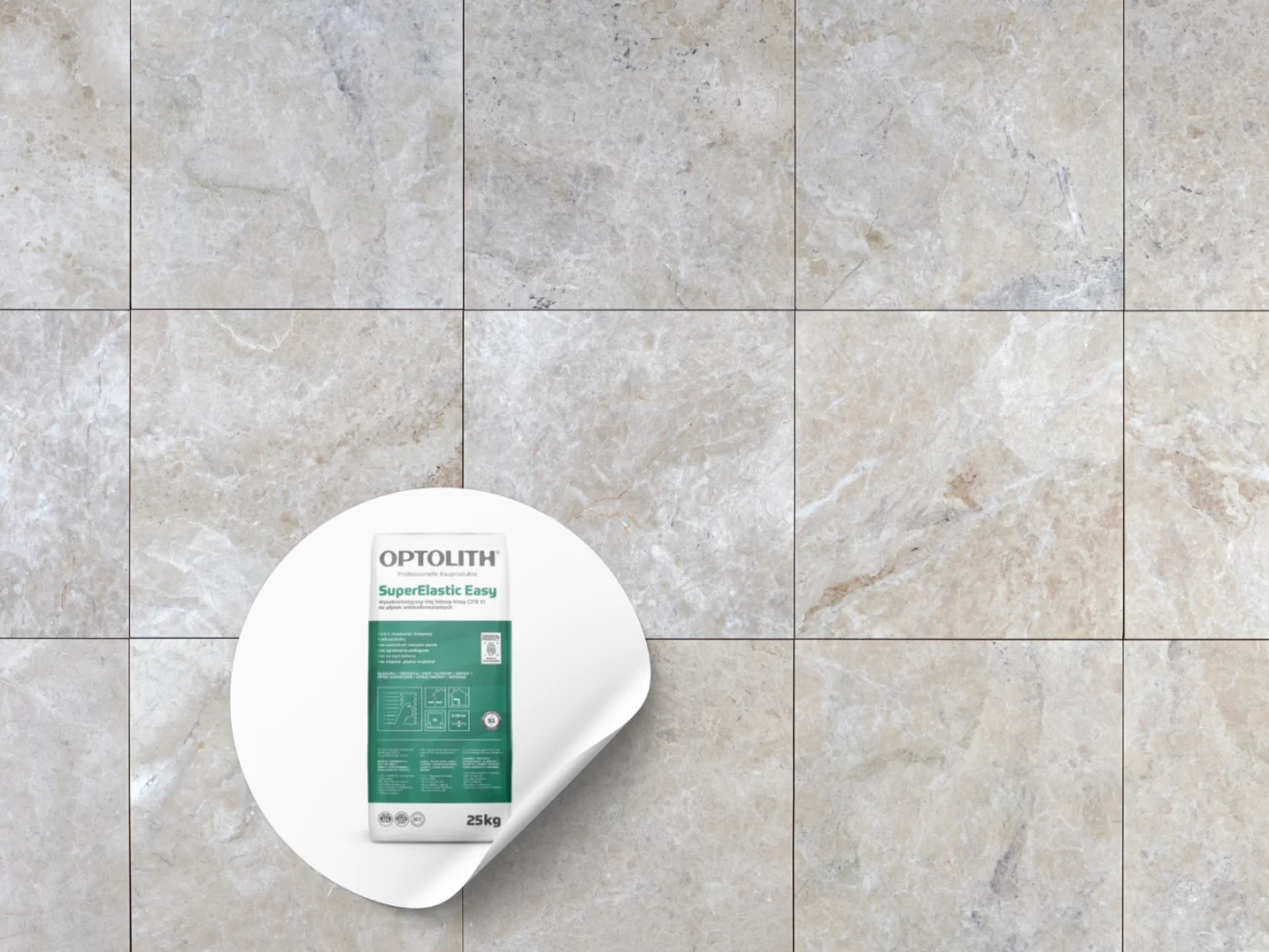 Optolith SuperElastic Easy labai elastingi geliniai plytelių klijai C2TE S1 Optolith SuperElastic Easy labai elastingi geliniai plytelių klijai C2TE S1